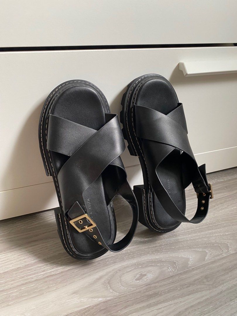 Crossover slingback sandals on sale