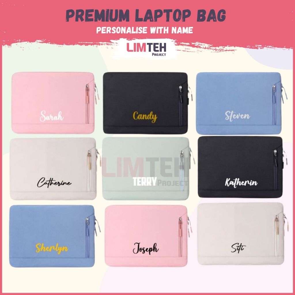 Personalised Premium Laptop Bag Waterproof Laptop Sleeve Computer Bag Christmas Gift Farewell Gift Birthday NT2268