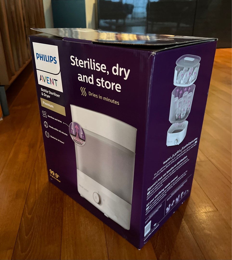 Philips Avent SCF293/01 Premium Bottle Steam Sterilizer & Dryer, Babies ...