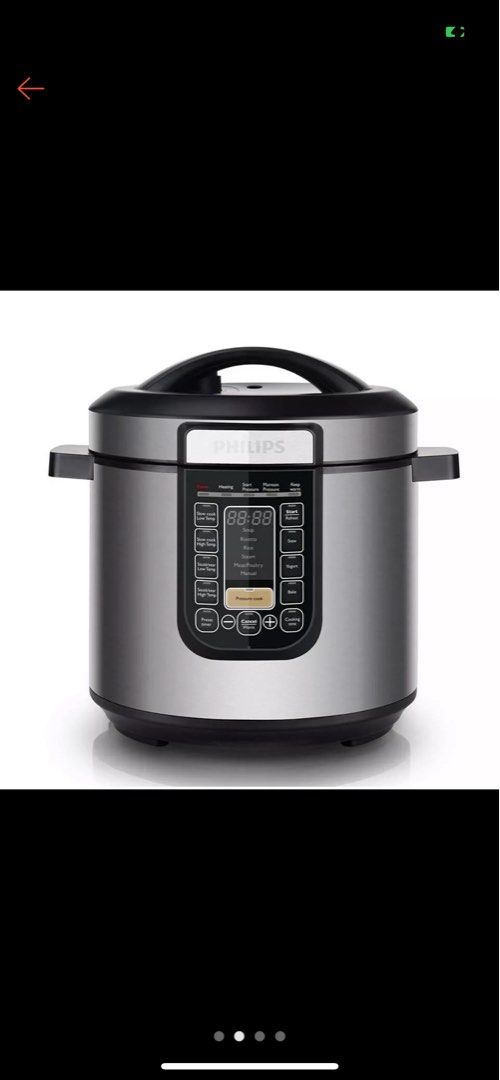 Phillip Pressure Cooker HD2137 TV Home Appliances Kitchen Appliances Other Kitchen Appliances on Carousell