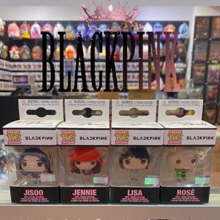 [PO] BLACKPINK Shut Down Pop! Vinyl Figures - Jisoo/ Jennie/ Rosé/ Lisa Pocket Keychain