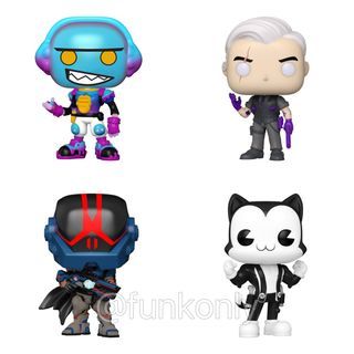 [PO] Fortnite Pop! Vinyl Figures - Gumbo #887/ Shadow Midas #888/ The Foundation #889/ Toon Meowscles #890