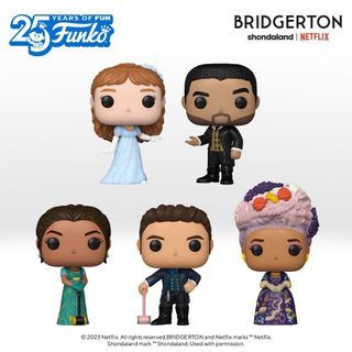 [PO] Netflix Bridgerton Pop! Vinyl Figures - Daphne Bridgerton #1466/ Simon Basset #1467/ Anthony Bridgerton #1468/ Kate Sharma #1469/ Queen Charlotte #1470