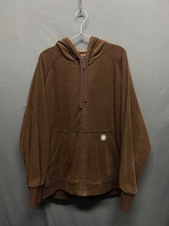 Polo Jeans Co. Vintage Corduroy Jacket 深棕色 燈芯絨 內刷毛 寬版 連帽外套 Polo Ralph Lauren