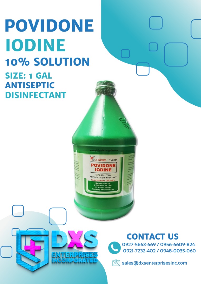 POVIDONE IODINE GALLON, Health & Nutrition, Medical Supplies & Tools on