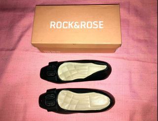 [preloved] rock&rose black school shoes