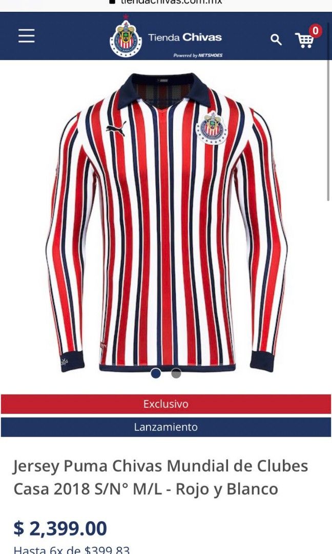 PUMA CHIVAS 2019 FIFA Club World Cup Jersey Fesyen Pria Pakaian