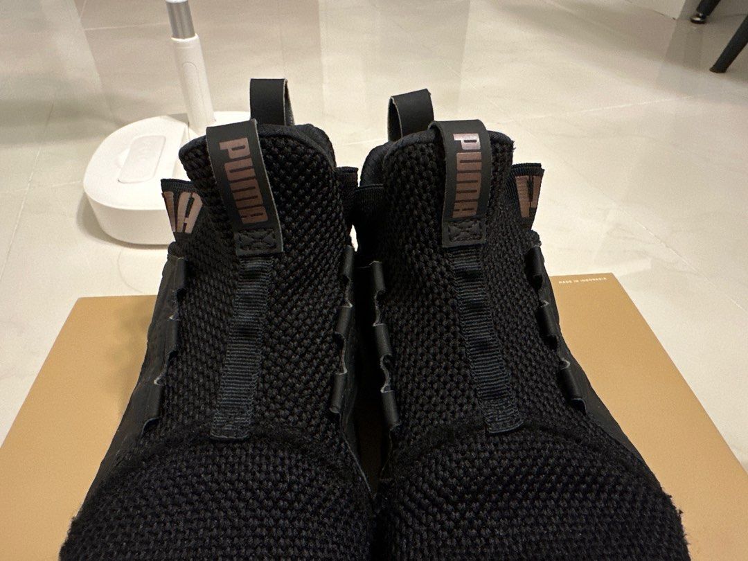 PUMA Enzo Weave Black Rose Gold 191488 08