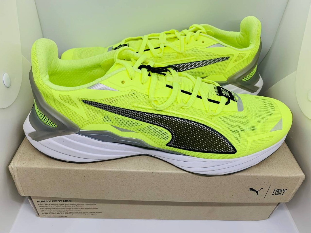 PUMA First Mile x UltraRide Xtreme 'Fizzy Yellow Silver', Men's Fashion ...