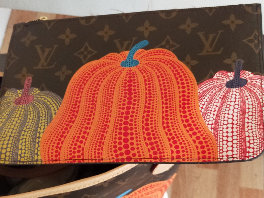 Louis Vuitton LV x YK Neverfull MM Bag with Pumpkin Print M46468 - Praise  To Heaven