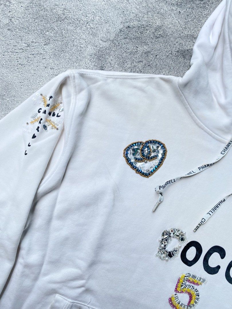 Chanel x pharrell hoodie top