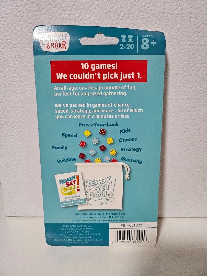 Ready set roll dice games, Hobbies & Toys, Toys & Games on Carousell