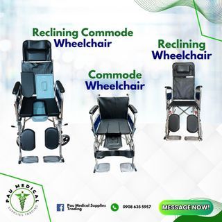 Reclining Commode Wheelchairs