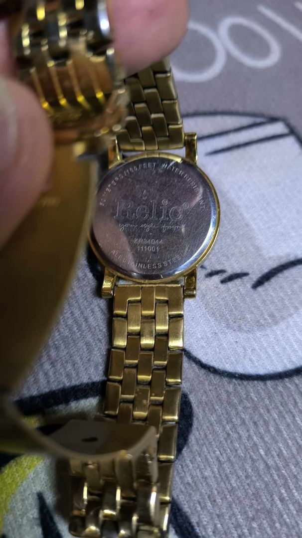 Relic quartz watch gold tone, Women's Fashion, Watches & Accessories ...