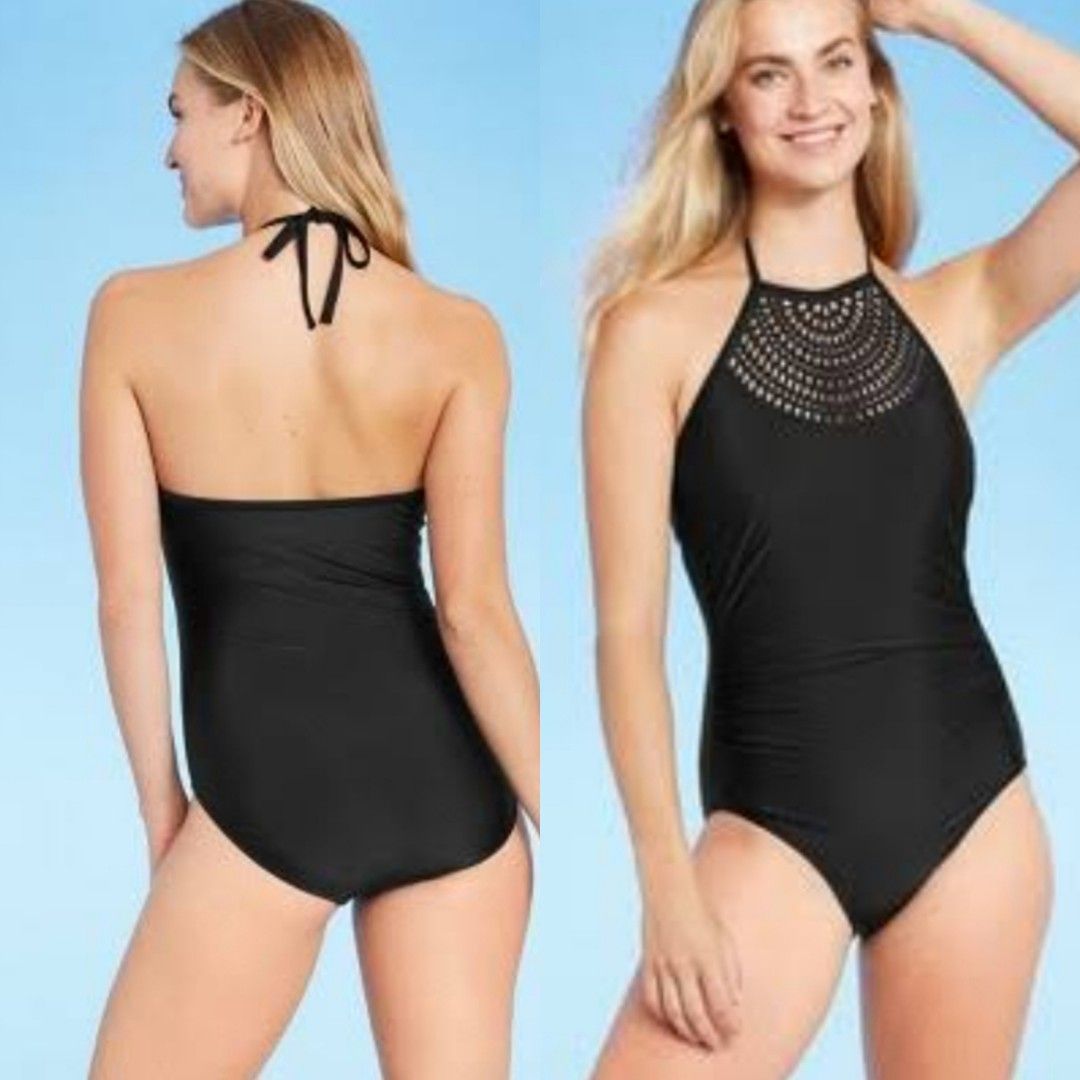 XS-S) M&S TUMMY CONTROL BLACK ONE PIECE SWIMSUIT, Women's Fashion,  Swimwear, Bikinis & Swimsuits on Carousell