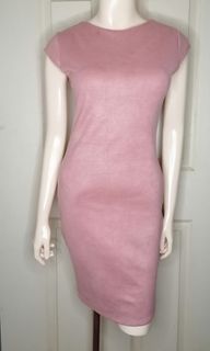 SALMON PINK BODYCON DRESS