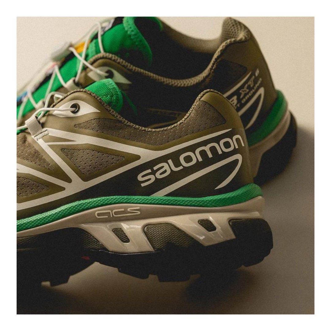 Men's shoes Salomon XT-6 Dried Herb/ Deep Lichen Green/ Bright Green