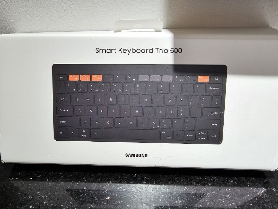 Samsung Keyboard Trio 500 (Category: Computer Keyboard) located in Manila. Submitted by borahaulph (Listing ID 1254517702, Image 1). Description: Brand New, Never used.