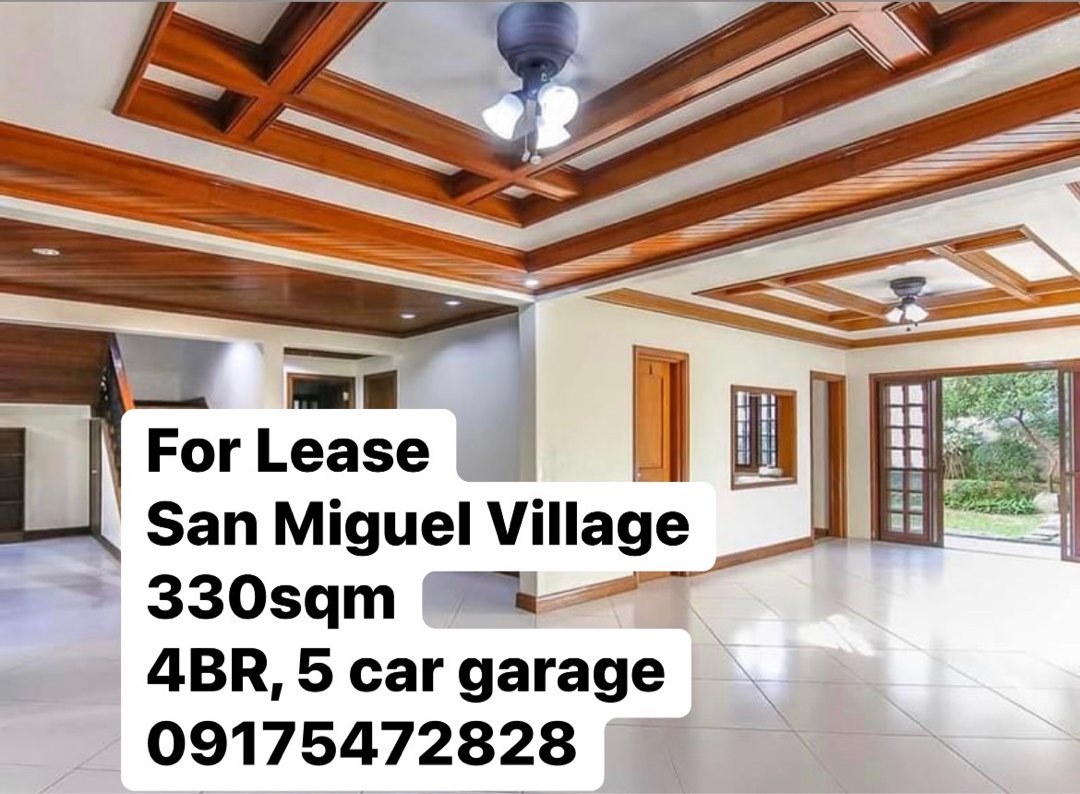 San Miguel Village Makati House For Rent, Property, Rentals, House