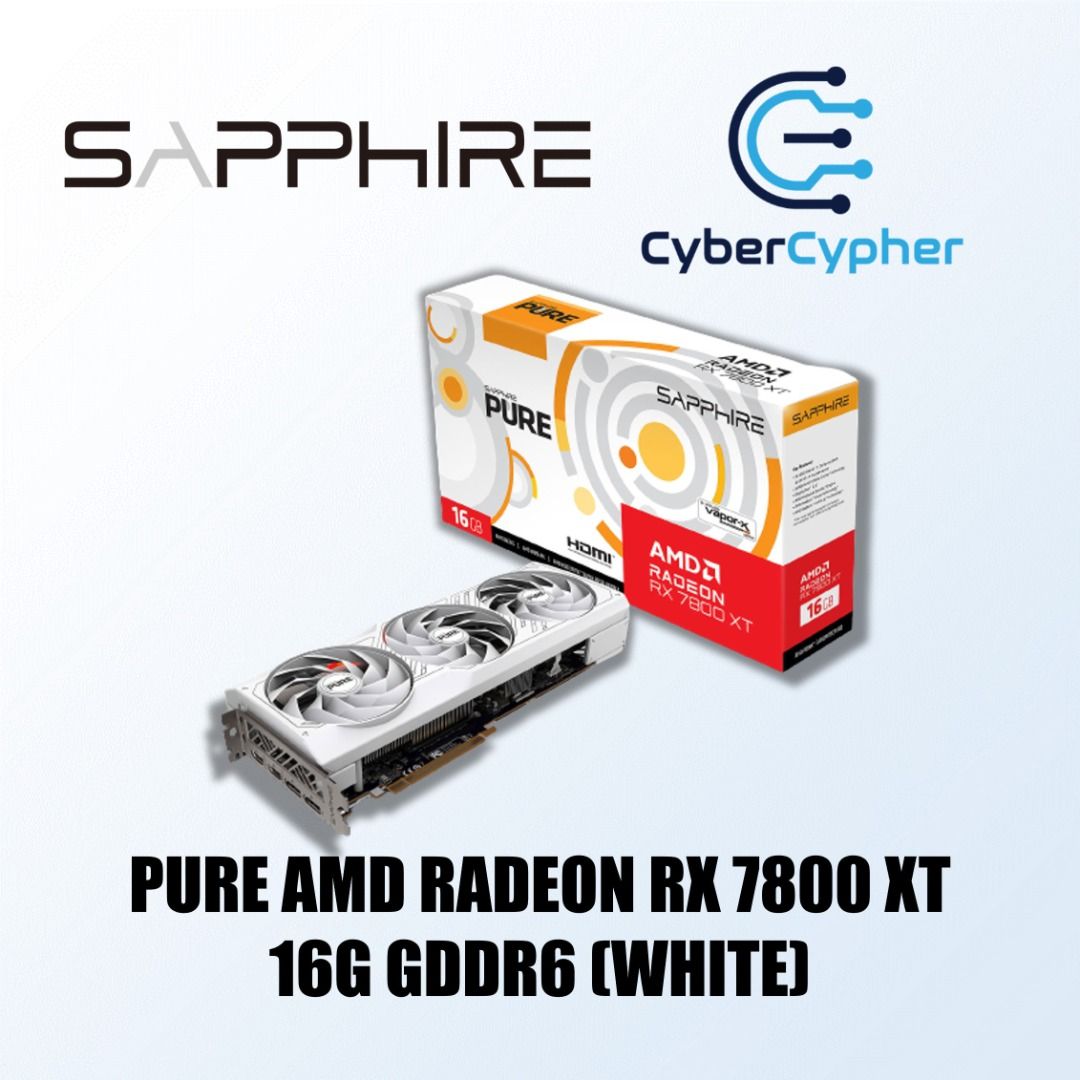 Scheda Video Sapphire Pure AMD Radeon RX 7800 XT 16GB GDDR6 - Per Gaming Ad Alta Prestazione - Foto 4
