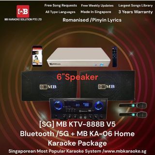 [SG] MB KA-06 Jukebox V2 Home Karaoke Package Songs with Copyright License