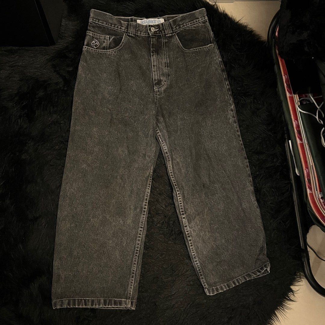 Size S - Polar Skate Co. - Big Boy Pants - Denim Washed Black