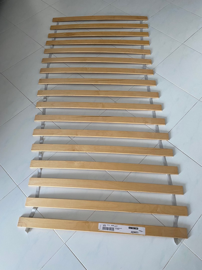 Slatted bed base (ikea), Furniture & Home Living, Furniture, Bed Frames