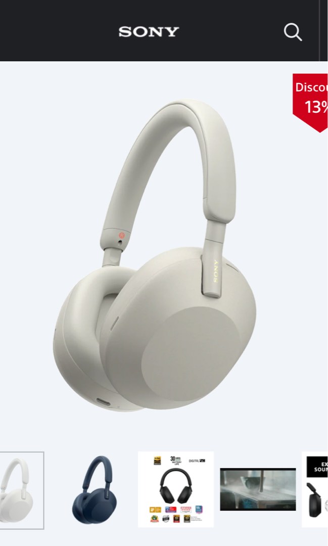 sony xm5, Audio, Headphones & Headsets on Carousell
