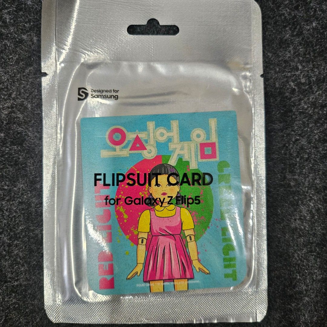 Squid Game Flipsuit Card for Samsung Z Flip 5, Mobile Phones & Gadgets