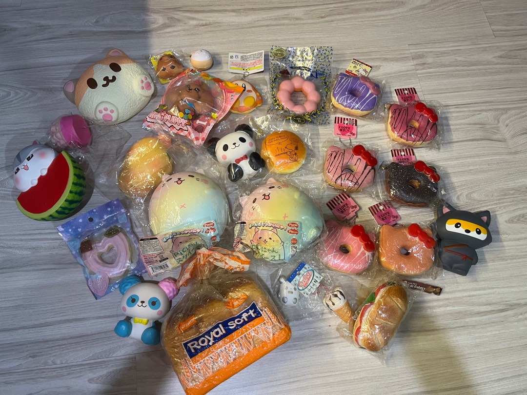 Rare licensed squishies supplier package for sale: 10 slow rising