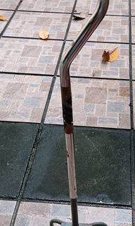 Stainless Steel Cane with 4 Legs