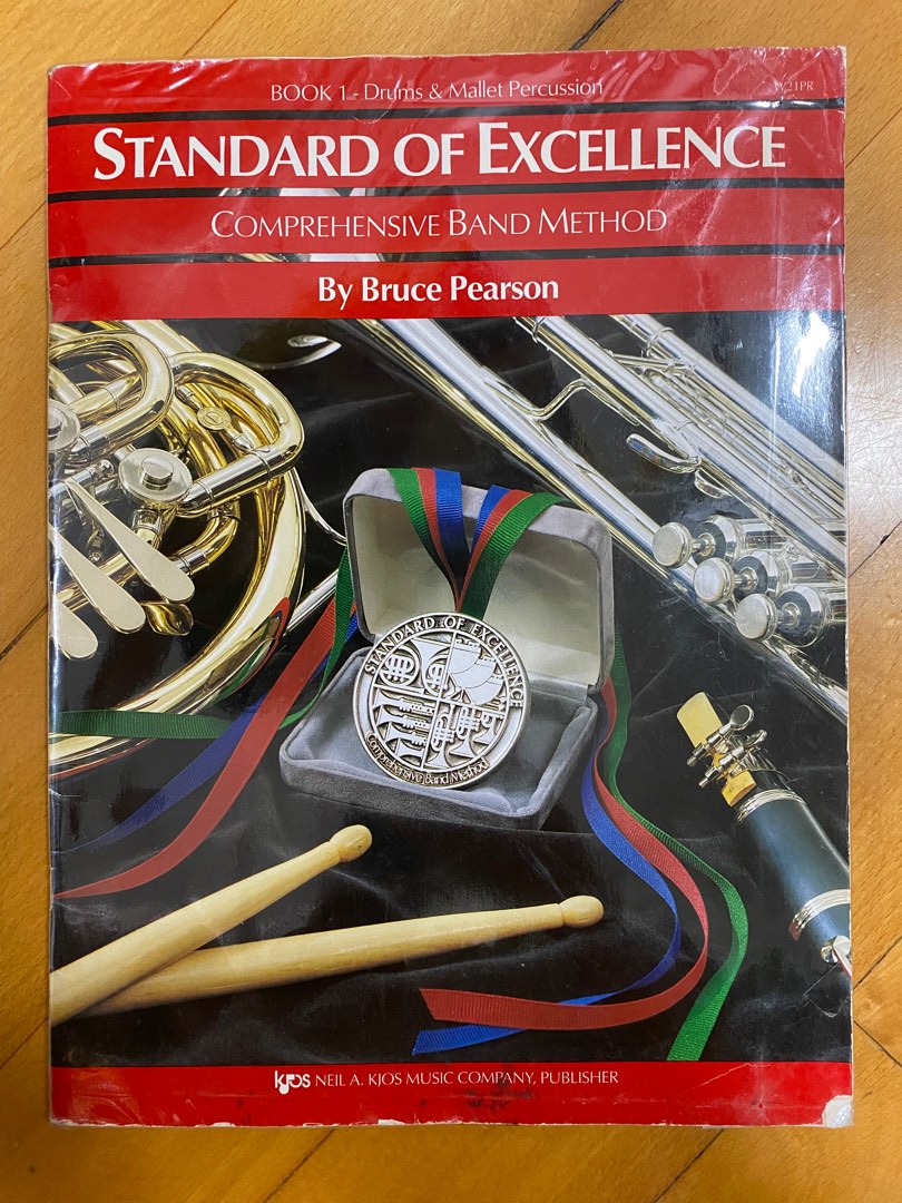 敲擊樂 Standard of Excellence Book 1 Drums/Mallet Percussion, 興趣及遊戲, 書本