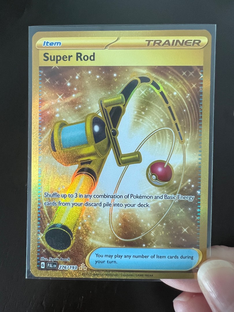 Super Rod - 276/193 - SV02: Pokémon Ptcg Paldea Evolved (SV02), 興趣及遊戲, 玩具&  遊戲類- Carousell