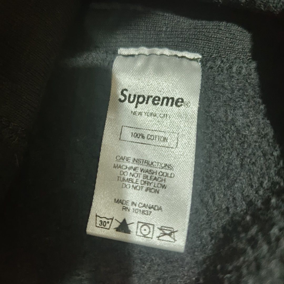 Supreme Bandana Box Logo hooded Sweatshirt 變形蟲帽Tee 黑XL, 他的