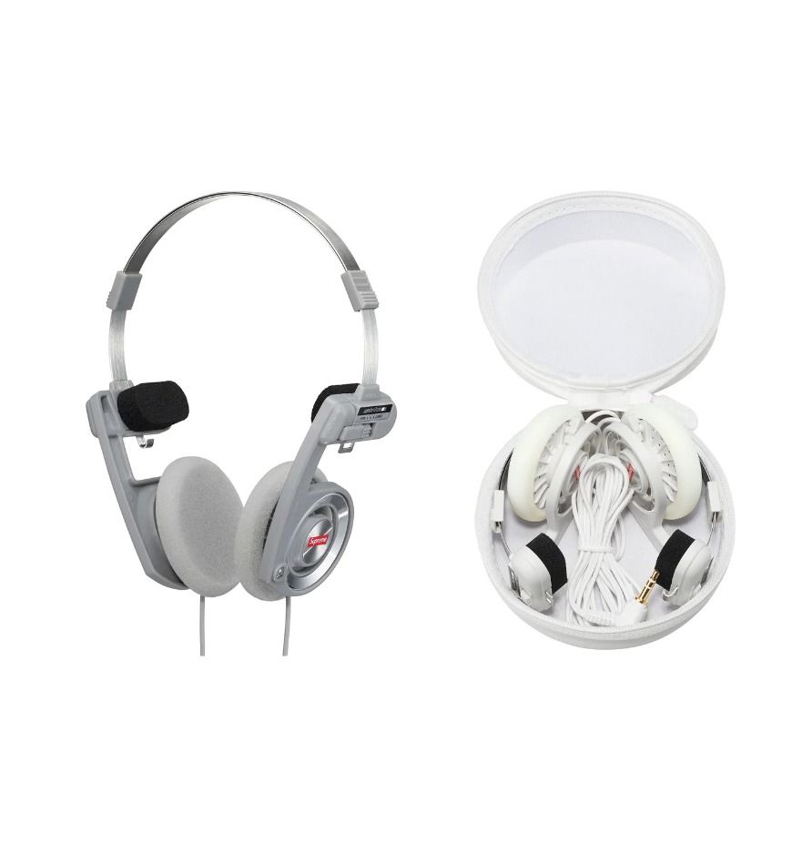 SUPREME KOSS PORTAPRO HEADPHONES, Audio, Headphones  Headsets on Carousell