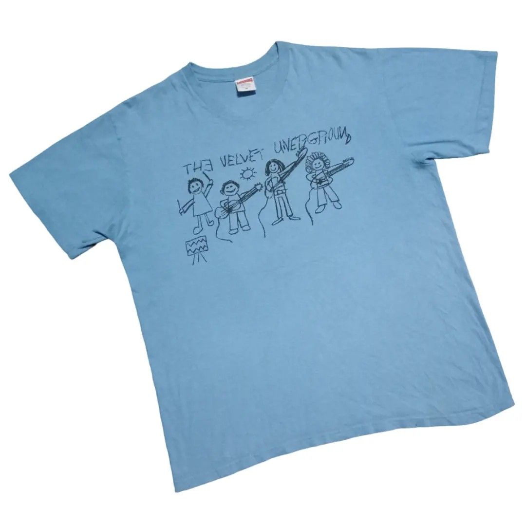 Supreme blue velvet tee hotsell