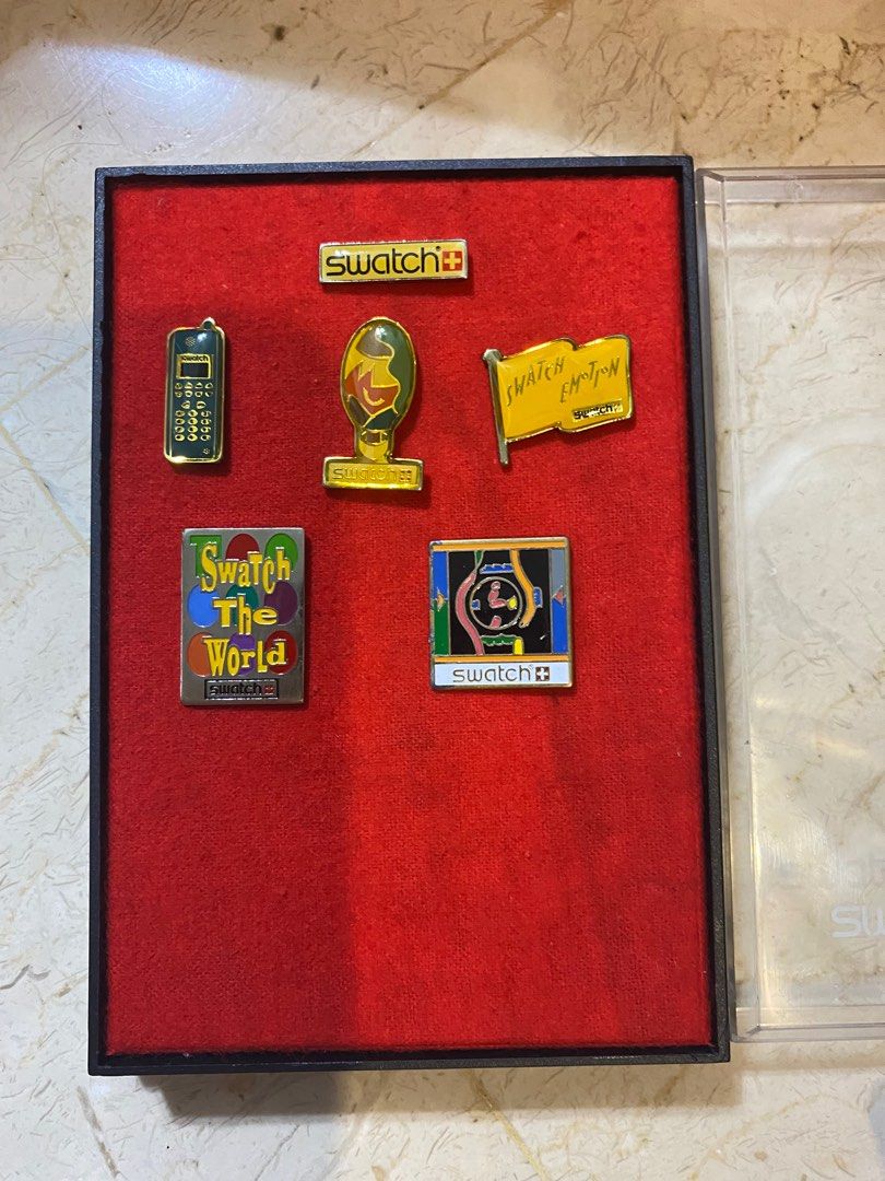Swatch Emotion limited edition pins New, Only $50