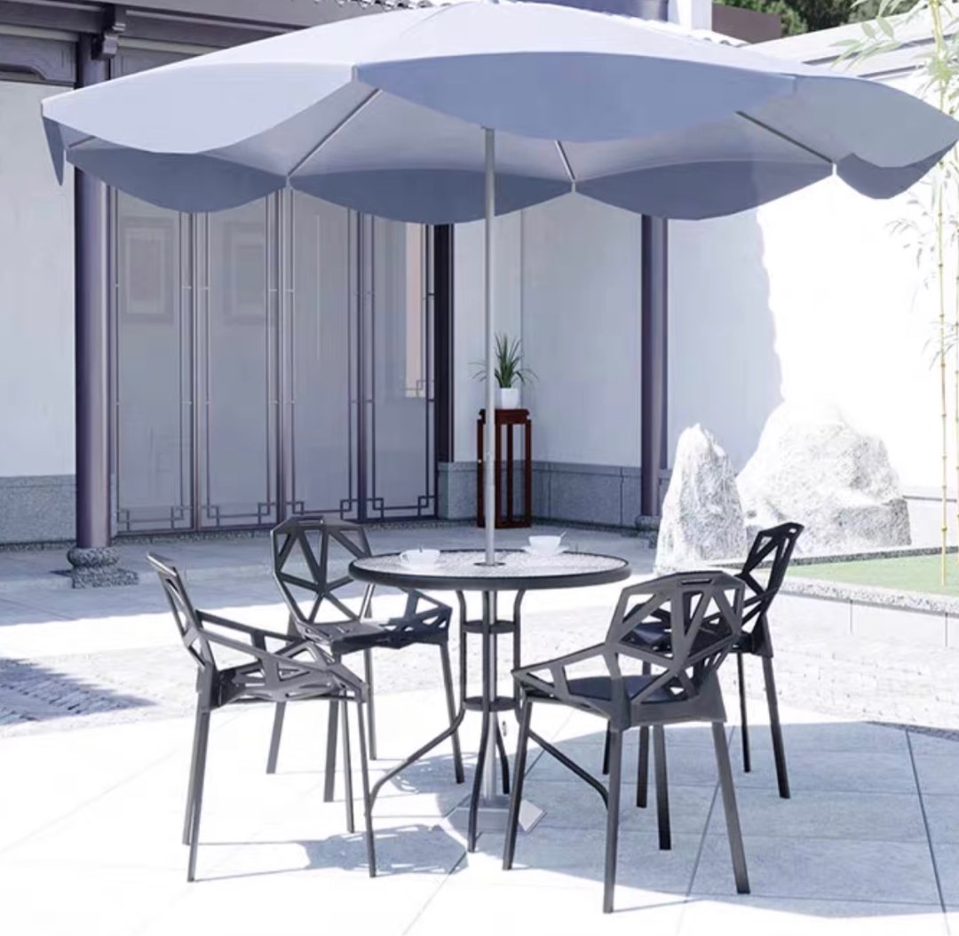 SYCA Modern Outdoor Table & Chairs, Furniture & Home Living, Outdoor