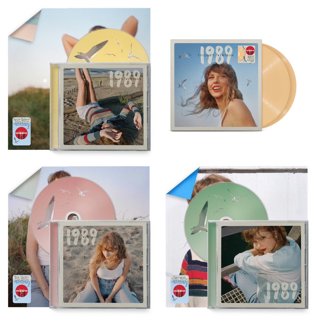 Taylor swift 1989 Taylor's version CD tangerine edition vinyl target