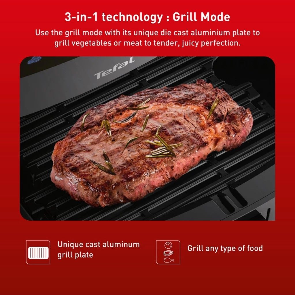 Tefal 3 in 1 - air fryer, grill, steam FW2018, TV & Home Appliances ...