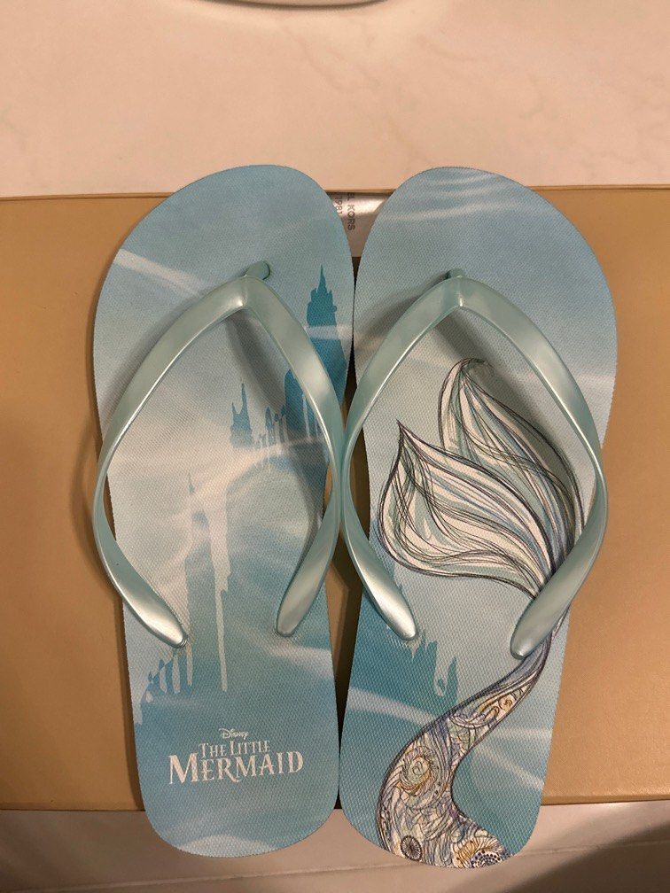 The little cheap mermaid slippers