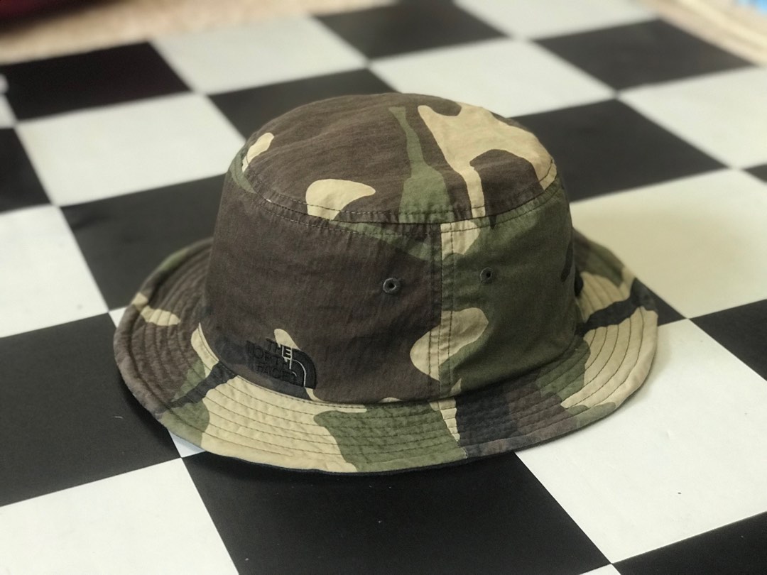 North face shop bucket hat camo