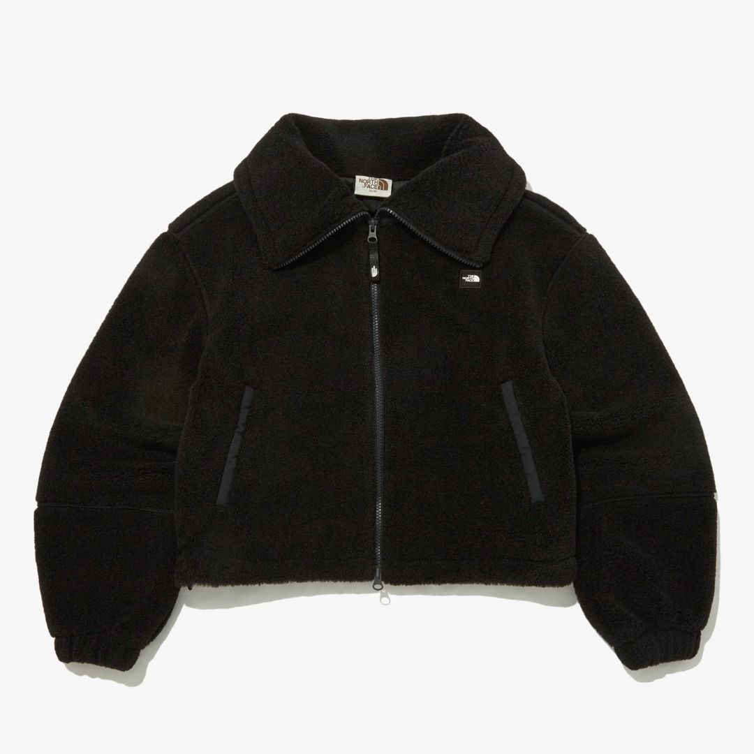 23FW TNF women Female The North Face WOMEN S Fleece jacket pink white black NJ4FP80N NJ4FP80M W S PUFFY FLEECE JACKET