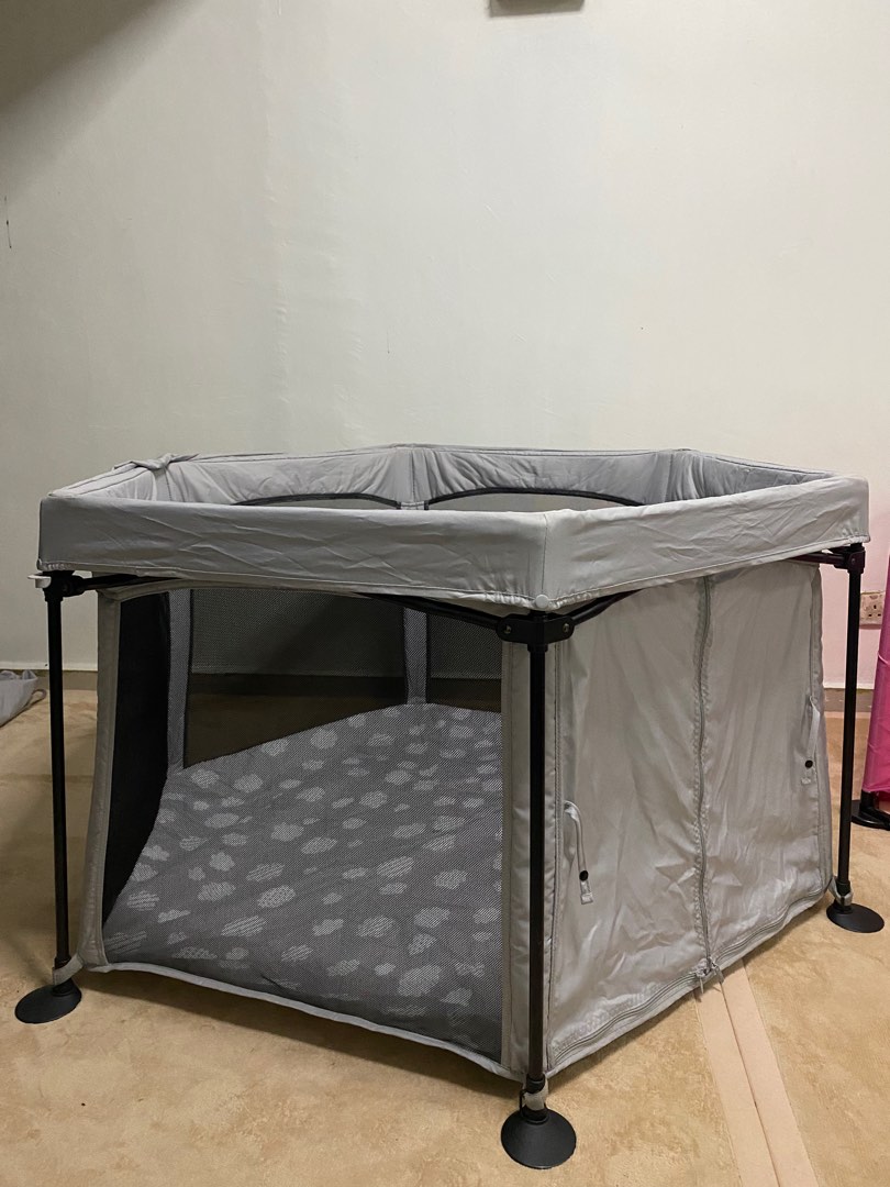 Travel playpen, Babies & Kids, Baby Nursery & Kids Furniture, Cots
