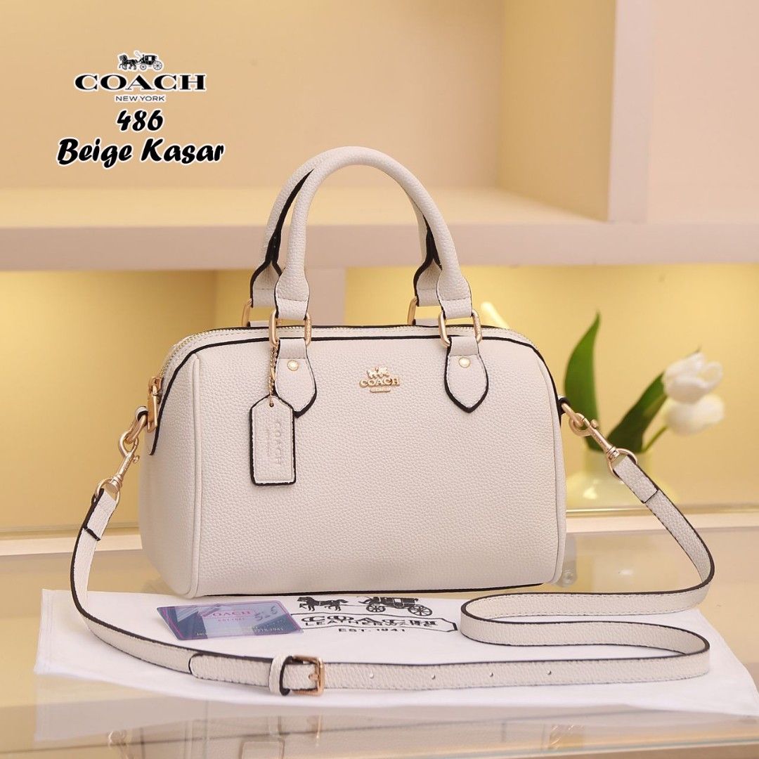 Coach mini sierra white, Luxury, Bags & Wallets on Carousell