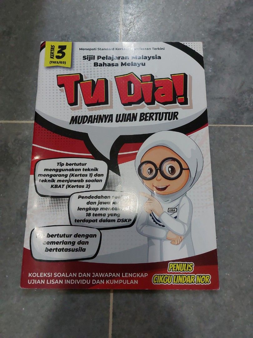 Tu Dia Mudahnya Ujian Bertutur Spm Bahasa Melayu Buku Rujukan Hobbies And Toys Books And Magazines