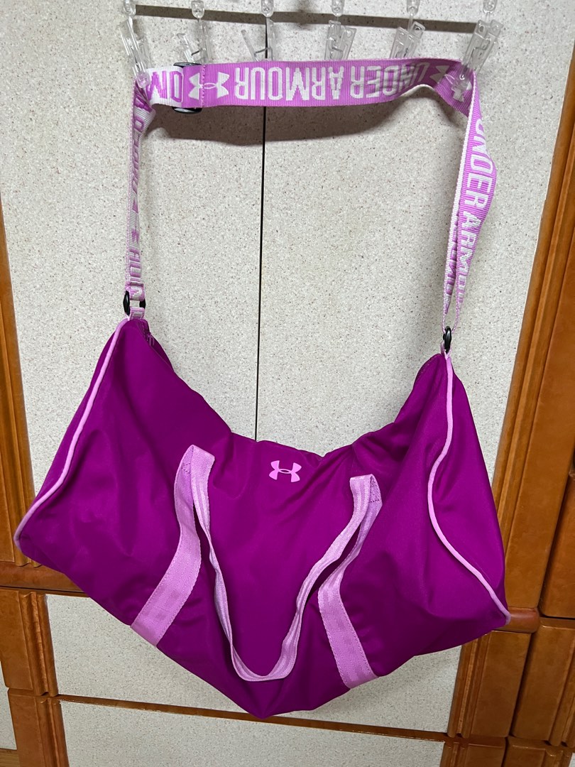 UNDER ARMOUR Pink Duffle Bag, Women's Fashion, Bags & Wallets, Cross