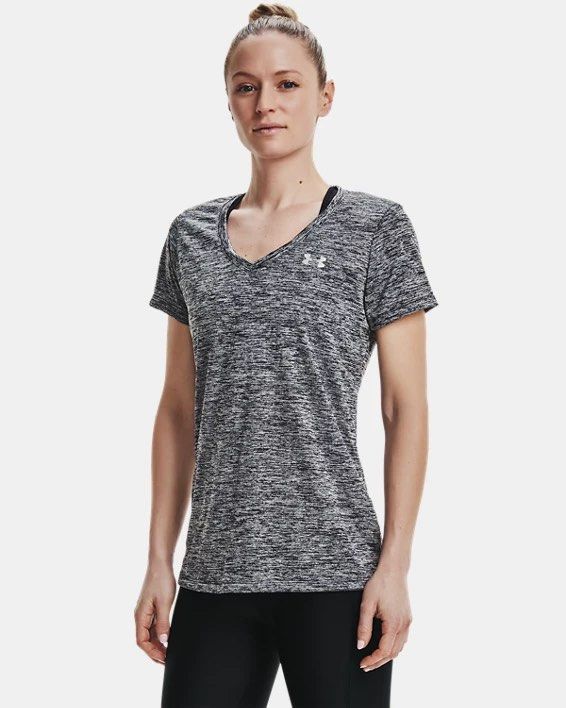 Under Armour Women Tee Grey V neck SM size BNWT Women s