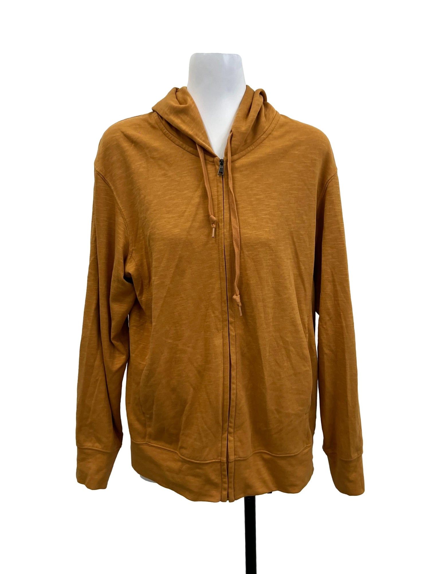 Gold zip new arrivals up hoodie