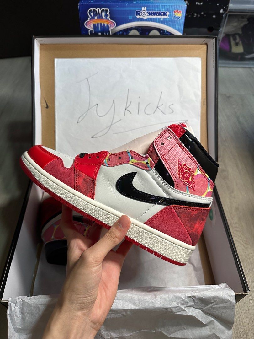 Air jordan 1 red spiderman best sale